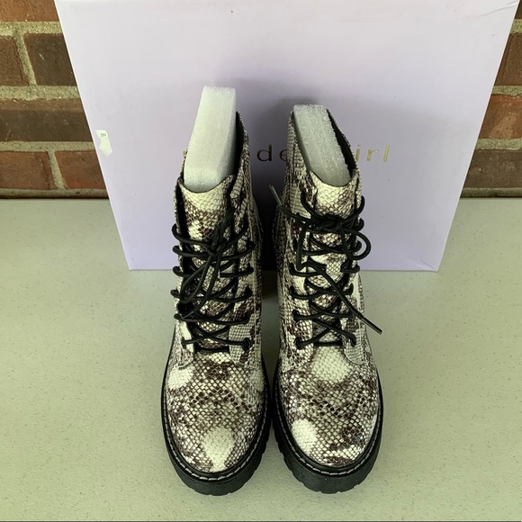 Madden Girl Women's Archiee Animal Print Ankle Boot Block Heel Size US 7 M - Picture 3 of 10